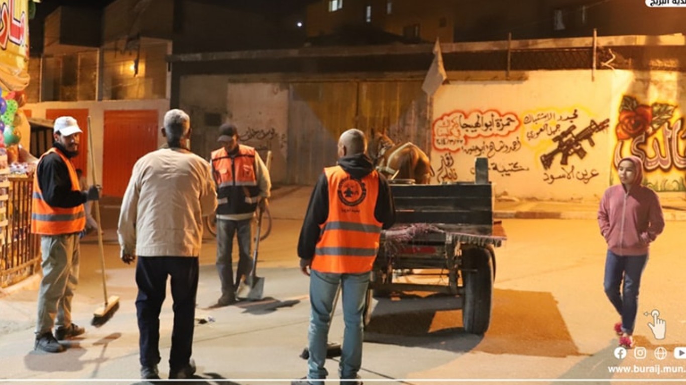 اعمال بلدية البريج طيلة أيام عيد الفطر السعيد