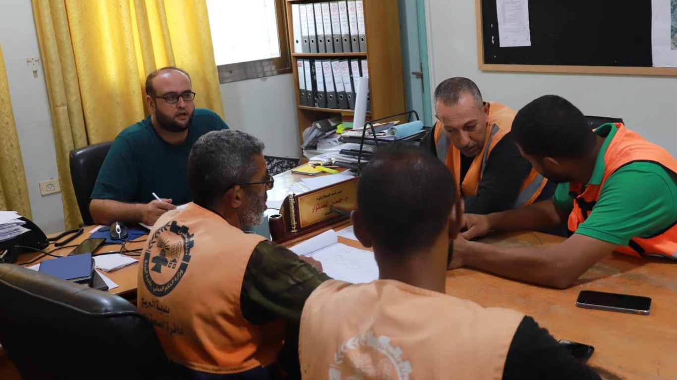 الاجتماع  الدوري لبحث خطة توزيع المياه مع دخول فصل الصيف